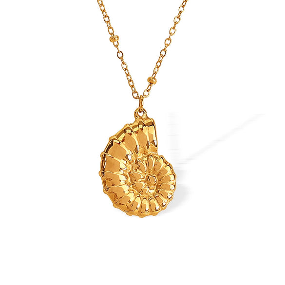 Wholesale Marine Series 316L Stainless Steel Necklace With Animal And Zodiac Pattern Electroplated Pendant For Women