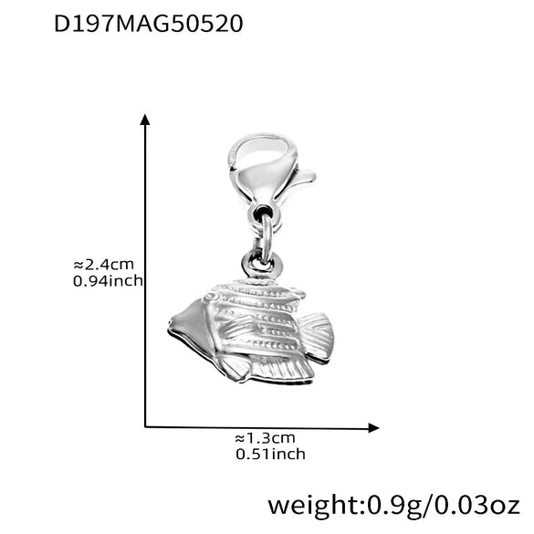Wholesale Marine Style Octopus Shell Conch Clavicle Necklace Stainless Steel Titanium Steel Geometric Electroplated Summer Jewelry For Women