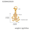 Wholesale Marine Style Octopus Shell Conch Clavicle Necklace Stainless Steel Titanium Steel Geometric Electroplated Summer Jewelry For Women