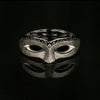 Wholesale Masquerade Mask Ring Retro Vintage Style Copper Electroplated With Cartoon Characters And Geometric Pattern