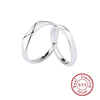 Wholesale M?bius Ring 925 Sterling Silver Geometric Fashion Electroplated Unisex Couple Ring