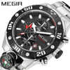 Wholesale Men's Alloy And Stainless Steel Round Dial Outdoor Sports Watch With Mineral Strengthened Glass Mirror And Spiral Crown
