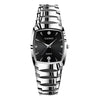 Wholesale Men's Alloy And Stainless Steel Square And Barrel Shaped Waterproof Quartz Watch With Calendar