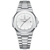 Wholesale Men's Alloy And Stainless Steel Waterproof Ultrathin Square Business Quartz Watch