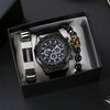 Wholesale Men's Alloy And Titanium Watch With Round Dial Pin Buckle Spiral Crown And Leisure Style