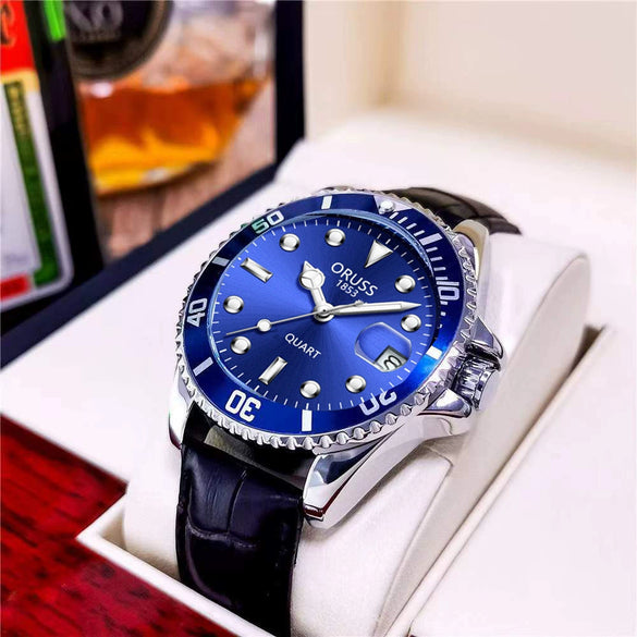 Wholesale Men's Alloy Business Style Waterproof Quartz Watch With Mineral Reinforced Glass Mirror And Round Dial