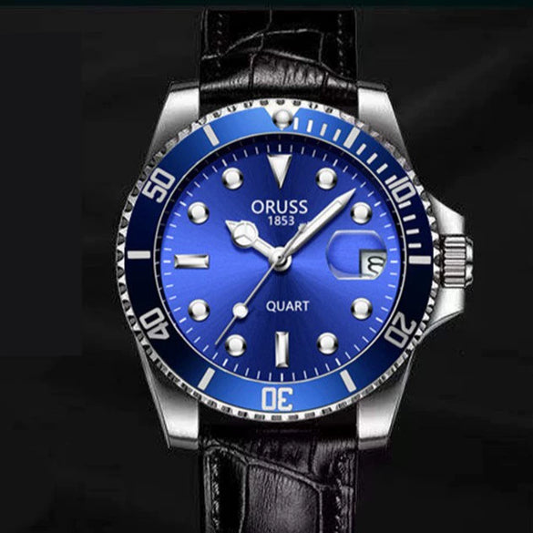 Wholesale Men's Alloy Business Style Waterproof Quartz Watch With Mineral Reinforced Glass Mirror And Round Dial