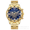 Wholesale Men's Alloy Case Iron Band Quartz Watches With Round Dial And Ordinary Glass Mirror Leisure Style