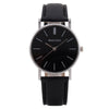 Wholesale Men's Alloy Case Pu Strap Round Dial Watch With Mineral Strengthened Glass Mirror