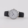 Wholesale Men's Alloy Case Pu Strap Round Dial Watch With Mineral Strengthened Glass Mirror