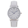 Wholesale Men's Alloy Case Pu Strap Round Dial Watch With Mineral Strengthened Glass Mirror