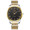 Wholesale Men's Alloy Case Steel Strip Strap Quartz Watches With Round Dial And Fashionable Style