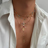 Wholesale Men's Alloy Geometric Handmade Diamondencrusted Cross Necklace