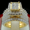 Wholesale Men's Alloy Gold Plated Geometric Ring