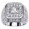 Wholesale Men's Alloy Goldplated Geometric Hiphop Fashion Jewelry Ring