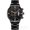 Wholesale Men's Alloy Iron Band Round Dial Leisure Quartz Watch