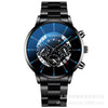 Wholesale Men's Alloy Iron Band Round Dial Leisure Quartz Watch