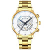 Wholesale Men's Alloy Iron Band Round Dial Leisure Quartz Watch
