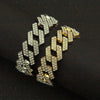 Wholesale Men's Alloy Jewelry Punk Geometric Diamond Bracelet