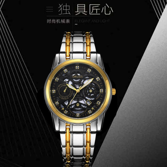 Wholesale Men's Alloy Watch With Hollow Design Luminous And Waterproof Round Dial