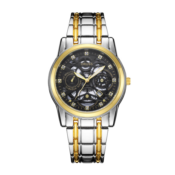 Wholesale Men's Alloy Watch With Hollow Design Luminous And Waterproof Round Dial