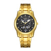Wholesale Men's Alloy Watch With Hollow Design Luminous And Waterproof Round Dial
