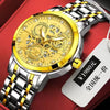 Wholesale Men's Alloy Watch With Hollow Design Luminous And Waterproof Round Dial