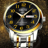 Wholesale Men's Automatic Quartz Watch Stainless Steel Steel Mineral Strengthened Glass Round Dial Waterproof Luminous