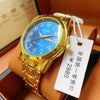 Wholesale Men's Automatic Quartz Watch Stainless Steel Steel Mineral Strengthened Glass Round Dial Waterproof Luminous