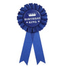 Wholesale Men's Birthday Party Tinplate Badges With Dripping Glue Process In Blue Gold And Black Gold