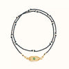 Wholesale Men's Boyfriend Style Geometric Star Eye Tarot Love Pendant Necklace Copper Gold Plated