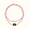 Wholesale Men's Boyfriend Style Geometric Star Eye Tarot Love Pendant Necklace Copper Gold Plated