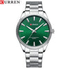 Wholesale Men's Business Fashion Quartz Watch Alloy Case Stainless Steel Strap Round Dial Luminous Calendar