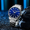 Wholesale Men's Business Fashion Quartz Watch Alloy Case Stainless Steel Strap Round Dial Luminous Calendar
