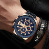 Wholesale Men's Business Fashion Waterproof Quartz Watch With Stainless Steel Band Round Dial Alloy Case And Mineral Reinforced Glass Mirror