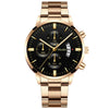 Wholesale Men's Business Style Calendar Watch With Alloy Strap And Round Dial