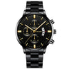 Wholesale Men's Business Style Calendar Watch With Alloy Strap And Round Dial