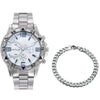 Wholesale Men's Business Style Round Dial Alloy Case And Band Quartz Watch
