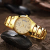 Wholesale Men's Business Style Watch Tungsten Steel Case And Strap Round Dial Waterproof