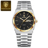 Wholesale Men's Business Style Waterproof Round Dial Quartz Watch With Alloy Case And Stainless Steel Strap