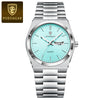 Wholesale Men's Business Style Waterproof Round Dial Quartz Watch With Alloy Case And Stainless Steel Strap