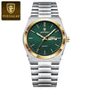 Wholesale Men's Business Style Waterproof Round Dial Quartz Watch With Alloy Case And Stainless Steel Strap