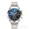 Wholesale Men's Casual Plastic Case Iron Strap Round Dial Quartz Watch