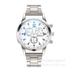 Wholesale Men's Casual Plastic Case Iron Strap Round Dial Quartz Watch