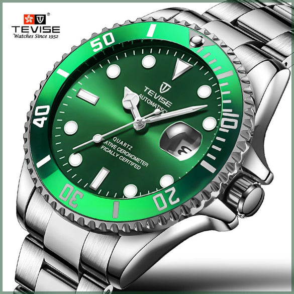 Wholesale Men's Casual Quartz Watch With Stainless Steel Strap And Round Dial