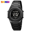 Wholesale Men's Electronic Watch Alloy And Stainless Steel Geometric Round Dial