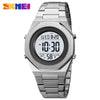Wholesale Men's Electronic Watch Alloy And Stainless Steel Geometric Round Dial