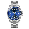 Wholesale Men's Fashion Metal Case Stainless Steel Strap Round Dial Quartz Watch