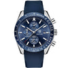 Wholesale Men's Fashion Quartz Sports Waterproof Watch With Round Dial Alloy Case Steel Strap And Stainless Steel Clasp