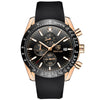 Wholesale Men's Fashion Quartz Sports Waterproof Watch With Round Dial Alloy Case Steel Strap And Stainless Steel Clasp